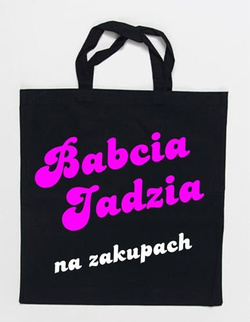 TORBA BAWEŁNIANA - BABCIA NA ZAKUPACH